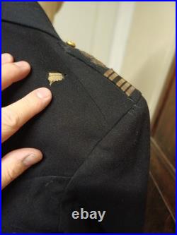 RARE tenue de gala et manteau long nominatif d'un capitaine de vaisseau 1912