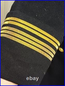 RARE tenue de gala et manteau long nominatif d'un capitaine de vaisseau 1912