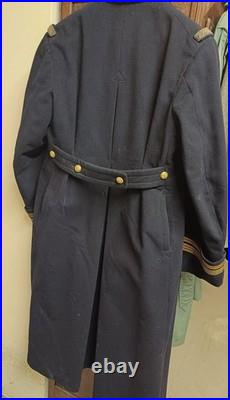 RARE tenue de gala et manteau long nominatif d'un capitaine de vaisseau 1912