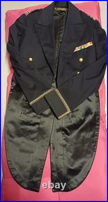 RARE tenue de gala et manteau long nominatif d'un capitaine de vaisseau 1912
