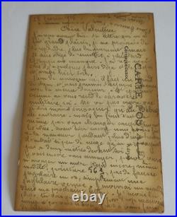 Rare ANCIEN CADRE porte PHOTO bronze doré émail émaillé POILU WW1 guerre 14 18