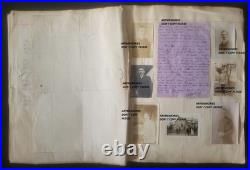 Rare Archive militaire c1914/ 1916 M Roudil guerre 123 correspondances /8photos