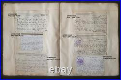 Rare Archive militaire c1914/ 1916 M Roudil guerre 123 correspondances /8photos