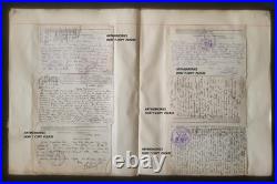 Rare Archive militaire c1914/ 1916 M Roudil guerre 123 correspondances /8photos