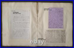 Rare Archive militaire c1914/ 1916 M Roudil guerre 123 correspondances /8photos