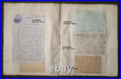 Rare Archive militaire c1914/ 1916 M Roudil guerre 123 correspondances /8photos