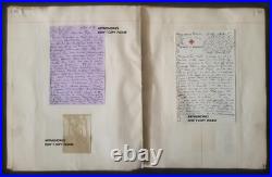 Rare Archive militaire c1914/ 1916 M Roudil guerre 123 correspondances /8photos