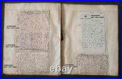 Rare Archive militaire c1914/ 1916 M Roudil guerre 123 correspondances /8photos