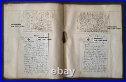 Rare Archive militaire c1914/ 1916 M Roudil guerre 123 correspondances /8photos