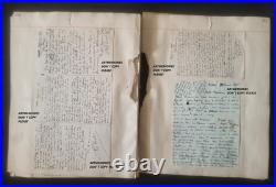 Rare Archive militaire c1914/ 1916 M Roudil guerre 123 correspondances /8photos