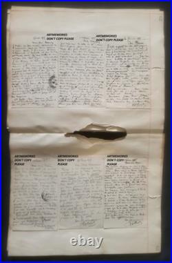 Rare Archive militaire c1914/ 1916 M Roudil guerre 123 correspondances /8photos