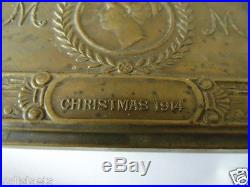Rare Boite Complete GB 14-18 Ww1 British Princess Mary Christmas Tin 1914 Full