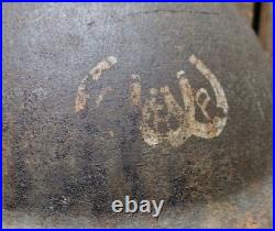 Rare Brodie Anglais WW1 de la 3e divisions de Cavalry avec insigne pient