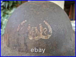 Rare Brodie Anglais WW1 de la 3e divisions de Cavalry avec insigne pient