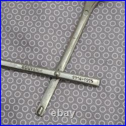 Rare Couverts Poilu Souvenir 1914 1915 Trench Art Tranchee