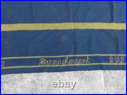 Rare Couverture de selle cavalerie Francaise Harnachement datée 1922