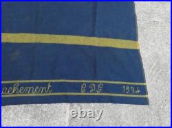 Rare Couverture de selle cavalerie Francaise Harnachement datée 1922