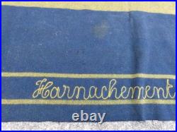 Rare Couverture de selle cavalerie Francaise Harnachement datée 1922