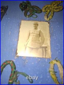 Rare Grouping Poilu 162 RI Patte Col Fourragere MPF MpLF 1914 Tranchee Verdu