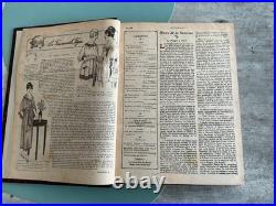 Rare Livre Les Annales 1918 Semestre Complet Parfait état illustré Hansi