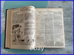 Rare Livre Les Annales 1918 Semestre Complet Parfait état illustré Hansi