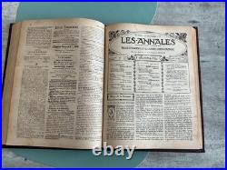 Rare Livre Les Annales 1918 Semestre Complet Parfait état illustré Hansi