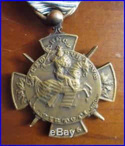 Rare Médaille des Volontaires Luxembourgeois de la grande Guerre 1914-1918 WW1