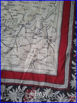 Rare Mouchoir Instruction Poilu Switzerland Soldat Suisse 1900