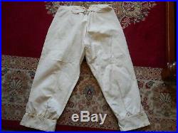 Rare Pantalon Fr Blanc De Forteresse Alpin Mle 1915