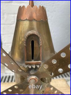 Rare Trench Art Artisanat Tranchee Moulin Tirelire 1914 1917 Campagne
