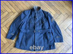 Rare Vareuse modèle 1913 Gris Fer Bleuté Du 5e Ri Paris Falaise WW1 Tranchée