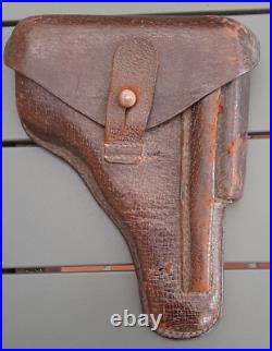 Rare WWI Etui Holster Allemand Police 1910 Pistolet Dreyse Mauser ORIGINAL