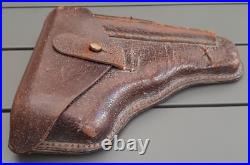 Rare WWI Etui Holster Allemand Police 1910 Pistolet Dreyse Mauser ORIGINAL