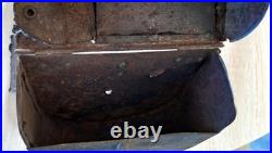 Rare étui tôle ersatz rouleau câble téléphoniste transmission allemand ww1