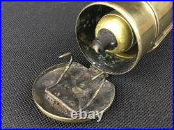 Rare lampe laiton à bougie de tranchée WW1 British Army