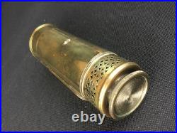 Rare lampe laiton à bougie de tranchée WW1 British Army