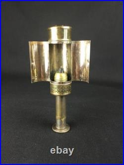 Rare lampe laiton à bougie de tranchée WW1 British Army