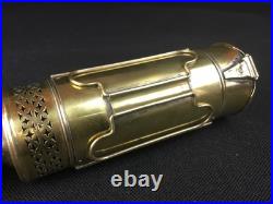 Rare lampe laiton à bougie de tranchée WW1 British Army