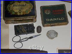 Rare lot accessoires divers documents vie courante soldat Allemand 1914-18 WW1