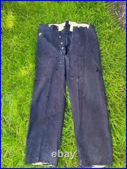 Rare pantalon d'artillerie coloniale Marsouin daté 1910 réceptionné WW1 tranchée