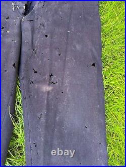 Rare pantalon d'artillerie coloniale Marsouin daté 1910 réceptionné WW1 tranchée