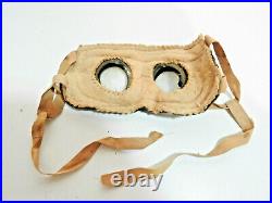 Rares lunettes Française masque de protection gaz France Poilu WW1 1914 1918