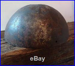 Rarissime Cerveliere De Poilu 1914-1915 Ww1 French Trench Helmet