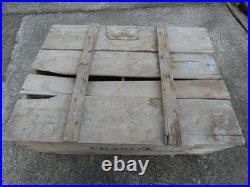 SAPEURS POMPIERS 1880 1914 Rare Caisse Vide Grenades Harden Extinctrice