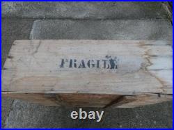 SAPEURS POMPIERS 1880 1914 Rare Caisse Vide Grenades Harden Extinctrice