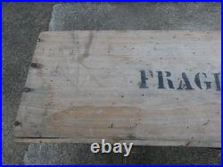 SAPEURS POMPIERS 1880 1914 Rare Caisse Vide Grenades Harden Extinctrice