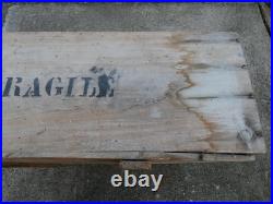 SAPEURS POMPIERS 1880 1914 Rare Caisse Vide Grenades Harden Extinctrice