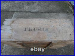 SAPEURS POMPIERS 1880 1914 Rare Caisse Vide Grenades Harden Extinctrice