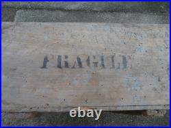 SAPEURS POMPIERS 1880 1914 Rare Caisse Vide Grenades Harden Extinctrice