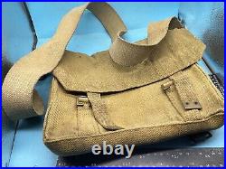 Sac Latéral Et Sangle D'Épaule Du British Army WW1 Daté De 1917 Modèle 1908